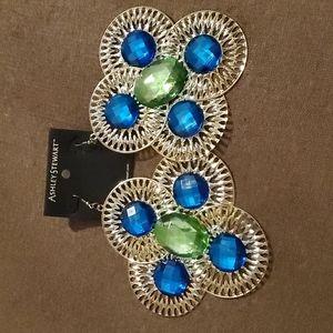 Ashley Stewart Large Fish Hook Earrings